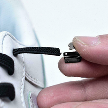 Load image into Gallery viewer, Elastic No Tie Lazy Flat Shoelaces