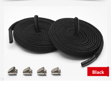 Load image into Gallery viewer, Elastic No Tie Lazy Flat Shoelaces