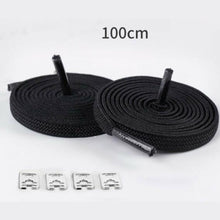 Load image into Gallery viewer, No Tie Replacement Shoelaces Black