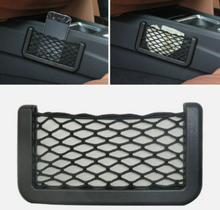 Load image into Gallery viewer, Car Seat Back Net Storage Bag Phone Holder Pocket Organizer