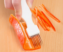 Load image into Gallery viewer, Kitchen Scallion Onion Shred Silk Knife