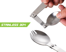 Load image into Gallery viewer, Foldable Fork Spoon