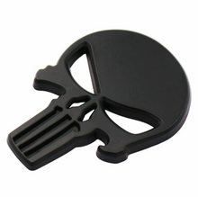 Load image into Gallery viewer, Punisher Metal Emblem Badge Car Door Skull Sticker