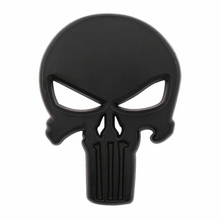 Load image into Gallery viewer, Punisher Metal Emblem Badge Car Door Skull Sticker