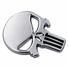 Load image into Gallery viewer, 3D Metal Punisher Emblem Sticker