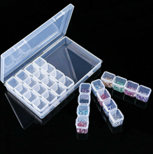 Load image into Gallery viewer, 28Grids Diamond Embroidery Painting Nail Art Accessories Display Storage Box