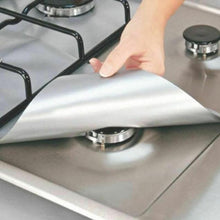 Load image into Gallery viewer, Kitchen Gas Stove Top Burner Reusable Protector Liner Cleaning Pad Cover 4PCS