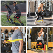 Load image into Gallery viewer, 5Pcs Resistance Loop Bands Set Strength Fitness Gym Exercise