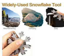 Load image into Gallery viewer, 18 In 1 Multi-Tool Snowflake Screwdriver Wrench Tool