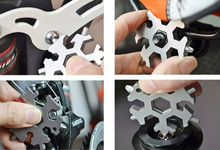 Load image into Gallery viewer, 18 In 1 Multi-Tool Snowflake Screwdriver Wrench Tool