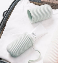 Load image into Gallery viewer, Travel Portable Toothpaste Toothbrush Holder Cover Case Storage Box Cup