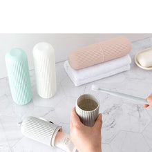 Load image into Gallery viewer, Travel Portable Toothpaste Toothbrush Holder Cover Case Storage Box Cup