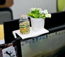 Load image into Gallery viewer, Top Shelf Stand Computer Monitor Shelf Multifunction Rack Holder