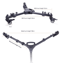 Load image into Gallery viewer, Camera Tripod Dolly Base Stand