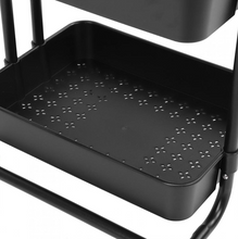 Load image into Gallery viewer, 3 Tier Storage Trolley Cart Storage Rack Stand Holder