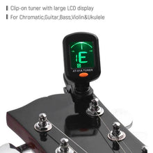 Load image into Gallery viewer, Digital Guitar Tuner Rotatable Clip-on Tuner