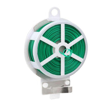 Load image into Gallery viewer, Garden Twist Tie Wire Cable Reel With Cutter