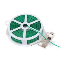 Load image into Gallery viewer, Garden Twist Tie Wire Cable Reel With Cutter