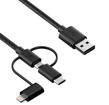 Load image into Gallery viewer, iPad Cable Samsung Tablet Cable 3 in 1