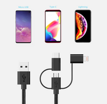 Load image into Gallery viewer, iPad Cable Samsung Tablet Cable 3 in 1