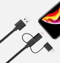 Load image into Gallery viewer, iPad Cable Samsung Tablet Cable 3 in 1