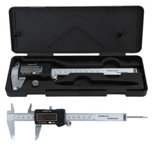 Load image into Gallery viewer, 150mm LCD Digital Electronic Carbon Fiber Vernier Caliper Gauge Micrometer