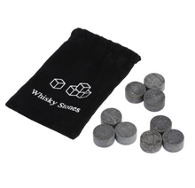 Load image into Gallery viewer, Whiskey Stones Chillers Granite Wine Drinks Cooler Ice Cubes 9PCS