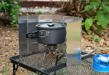 Load image into Gallery viewer, Foldable Wind Deflectors Outdoor Camping Gas Stove Wind Shield 10 Plates