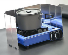 Load image into Gallery viewer, Foldable Wind Deflectors Outdoor Camping Gas Stove Wind Shield 10 Plates