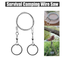 Load image into Gallery viewer, Wire Saw Hiking Camping Survival Gear