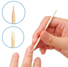 Load image into Gallery viewer, Wood Stick for Nail Art 100PCS