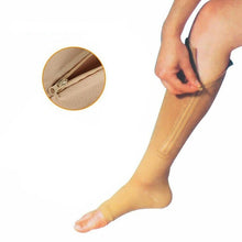 Load image into Gallery viewer, Zipper Compression Socks with Zip Guard M