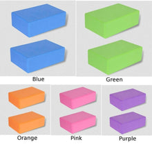 Load image into Gallery viewer, 2PCS Yoga Block Brick Foaming Home Exercise Practice Fitness Gym Sport Tool