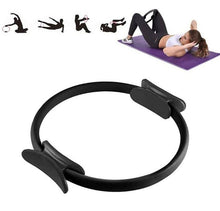 Load image into Gallery viewer, Pilates Magic Circle Yoga Ring Black