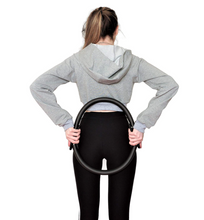 Load image into Gallery viewer, Pilates Magic Circle Yoga Ring Black