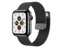 Load image into Gallery viewer, Apple Watch iWatch Band Steel Mesh Strap 38/40mm Black