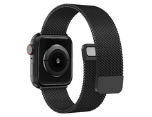 Load image into Gallery viewer, Apple Watch iWatch Band Steel Mesh Strap 38/40mm Black