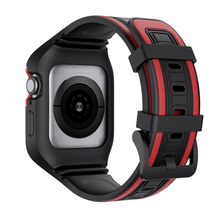 Load image into Gallery viewer, TPU Watch Band Case for Apple Watch Strap Bumper Cover 42/44mm