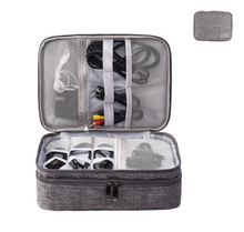 Load image into Gallery viewer, Waterproof Travel Storage Bag Electronics USB Charger Case Data Cable Organizer
