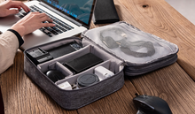 Load image into Gallery viewer, Waterproof Travel Storage Bag Electronics USB Charger Case Data Cable Organizer
