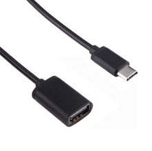 Load image into Gallery viewer, USB 3.1 Type C to USB A Female OTG USB Host Adapter Converter Braided Cable Lead
