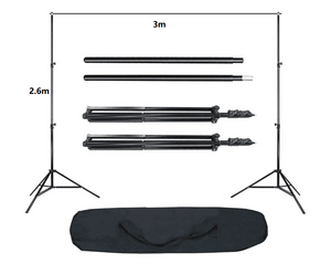 Background Support Stand Adjustable 2.6m x 3m