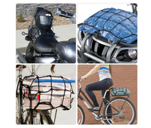 Load image into Gallery viewer, Bicycle Cargo Net Elastic Heavy Duty Bungee Net
