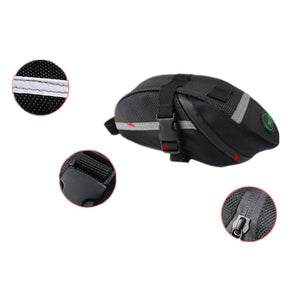 Bicycle Saddle Storage Bag Black Waterproof