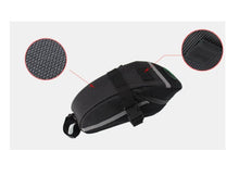 Load image into Gallery viewer, Bicycle Saddle Storage Bag Black Waterproof
