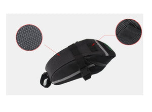 Bicycle Saddle Storage Bag Black Waterproof