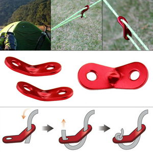 Aluminium Rope Tensioner Cord Adjuster 5PCS