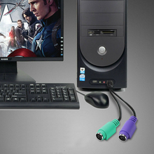 Load image into Gallery viewer, USB to PS2 Cable Adapter
