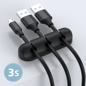 3 Slot Cable Clips Holder