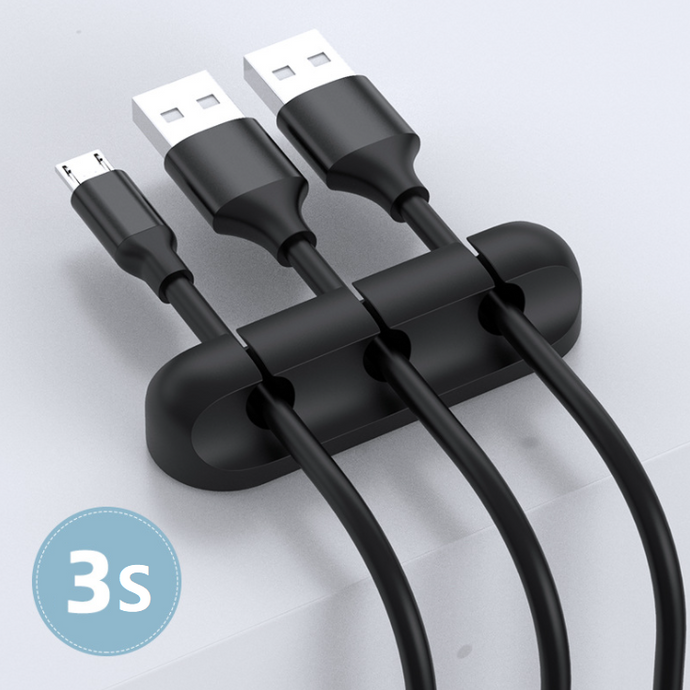 3 Slot Cable Clips Holder